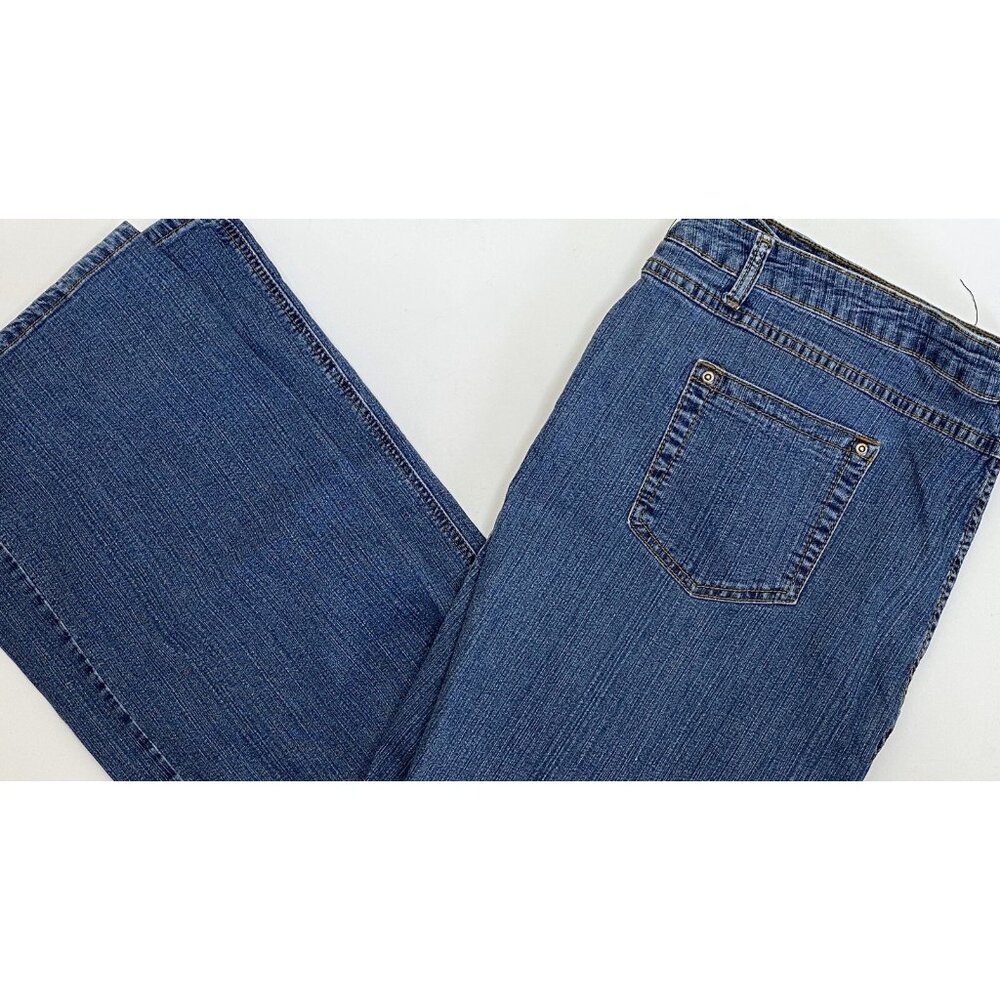 Destiny Platinum Womens Size 20 Stretch Jeans Medium Wash 44x31